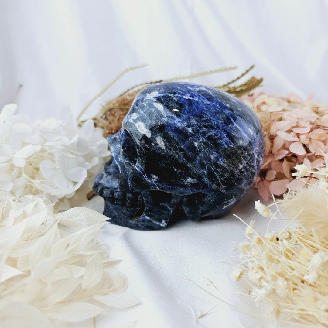 Sodalite Skull