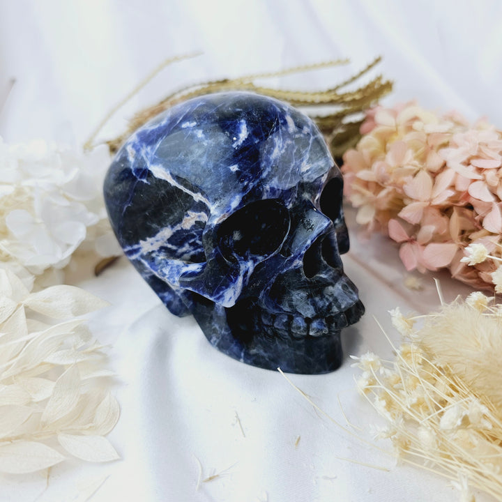 Sodalite Skull