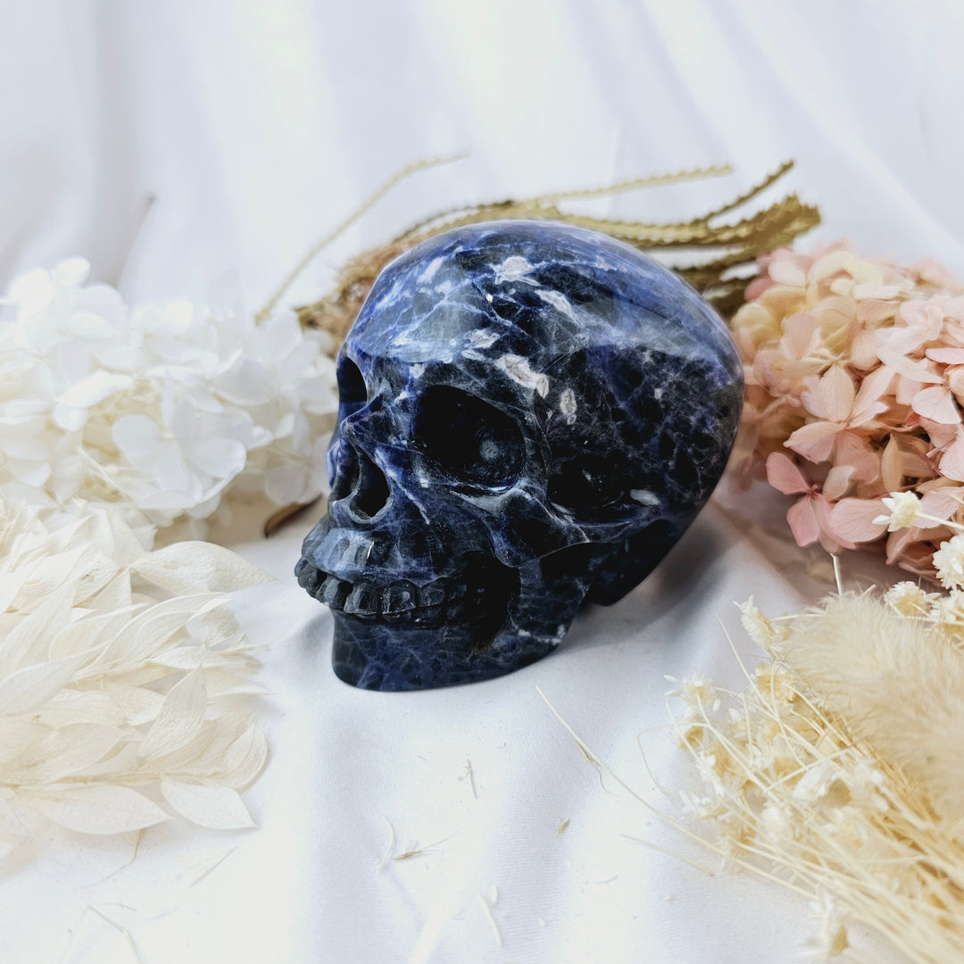 Sodalite Skull