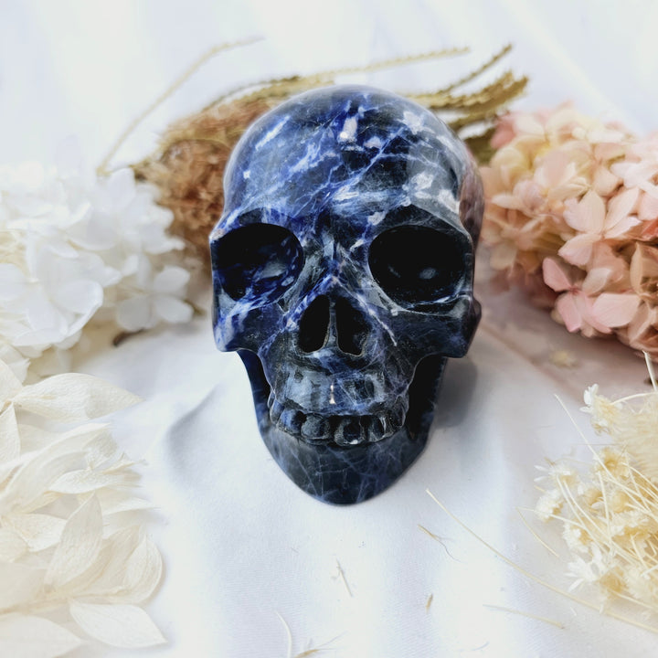 Sodalite Skull