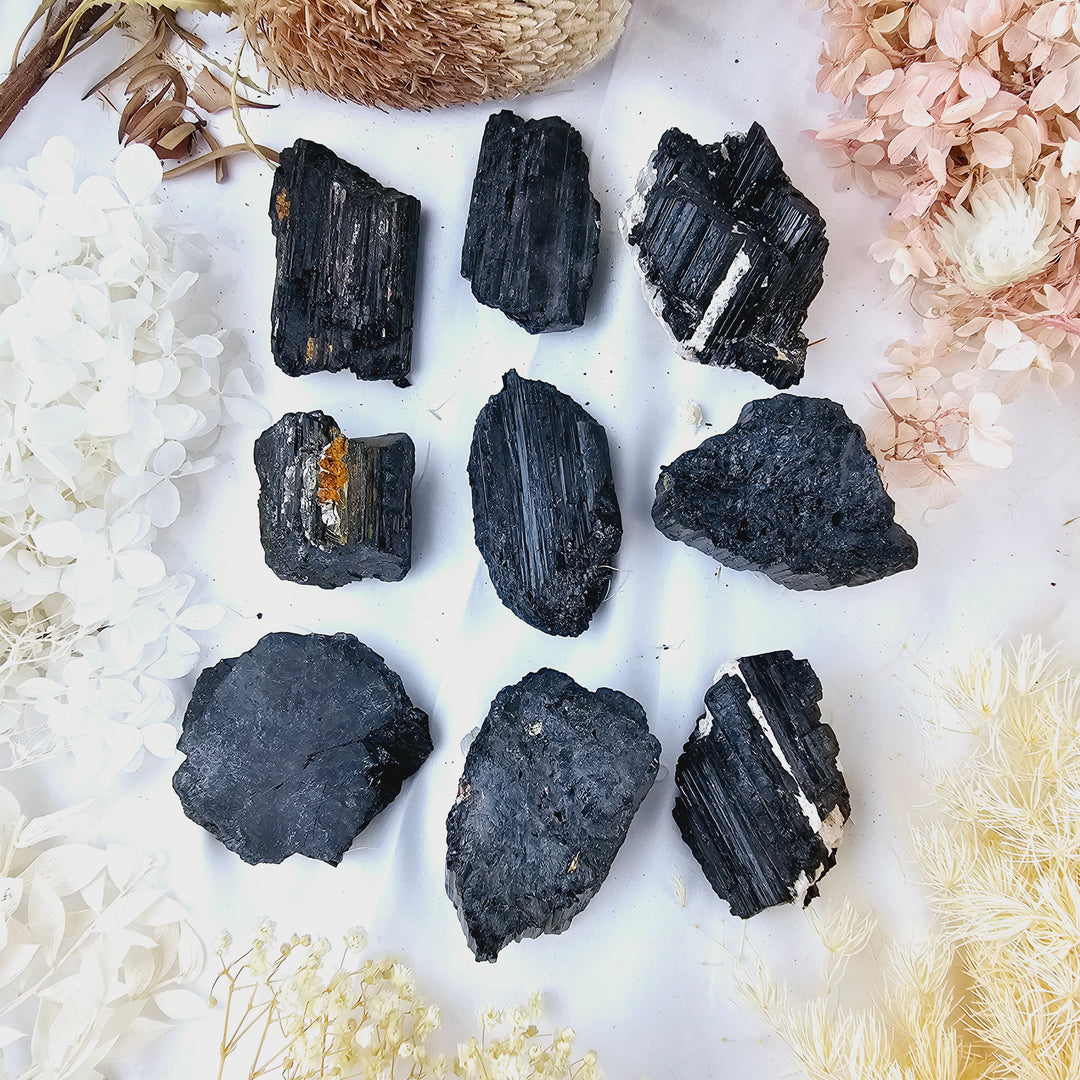 Black Tourmaline Rough