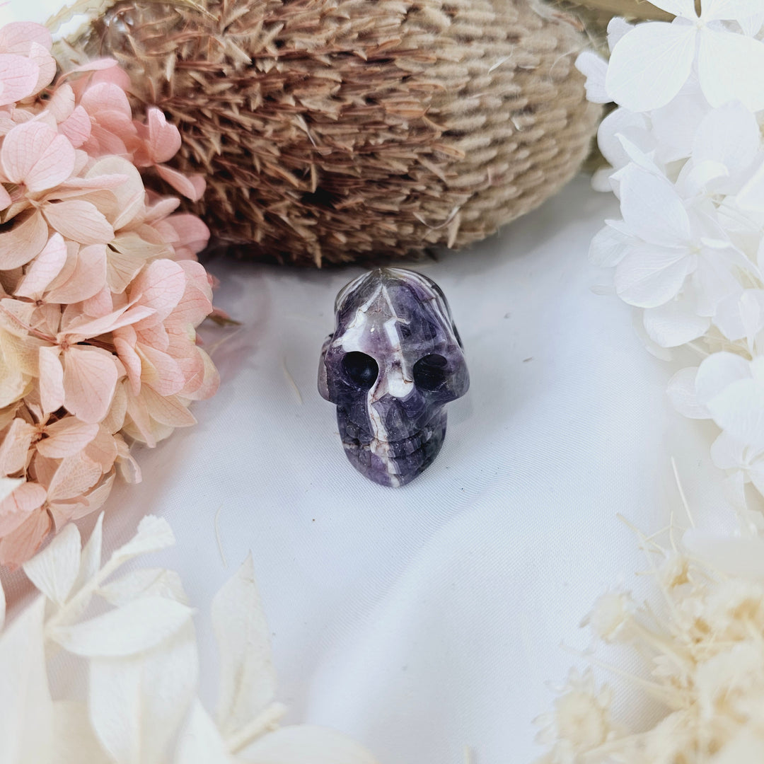 Amethyst Skull