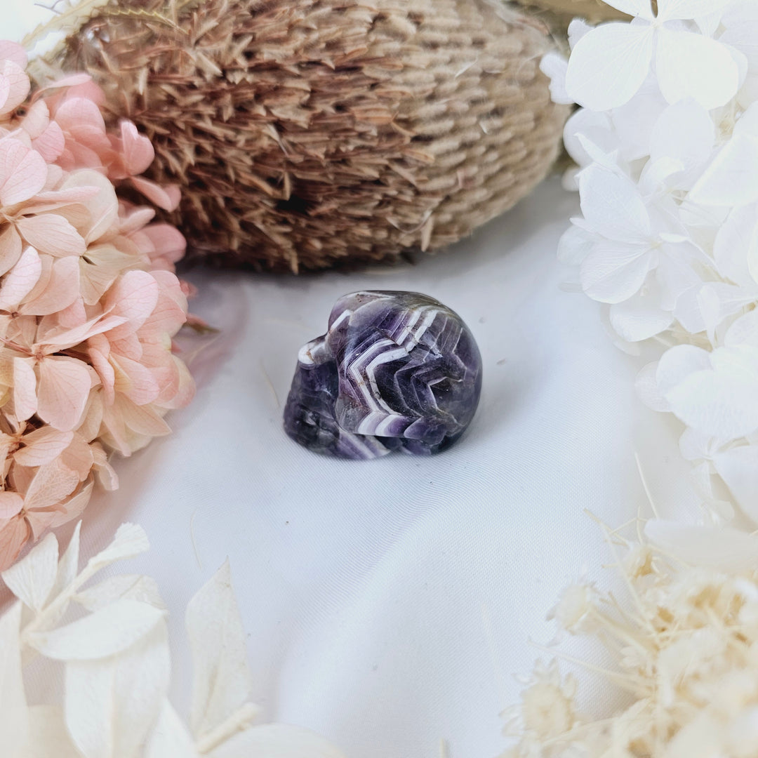 Amethyst Skull