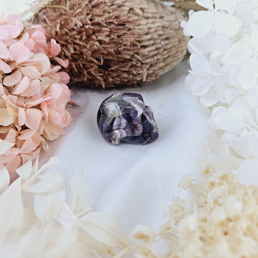 Amethyst Skull