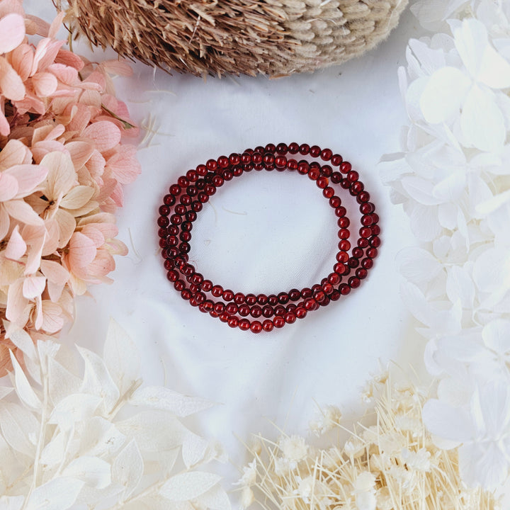 Carnelian Bracelet - 4mm