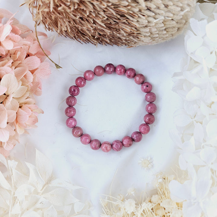 Rhodonite Bracelet - 8mm #4