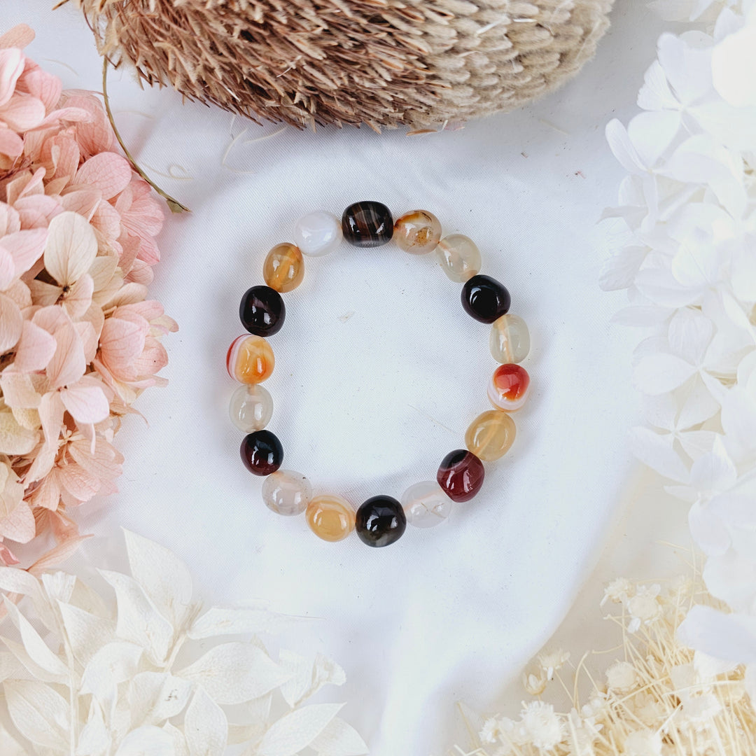 Carnelian Bracelet - Tumbled #3