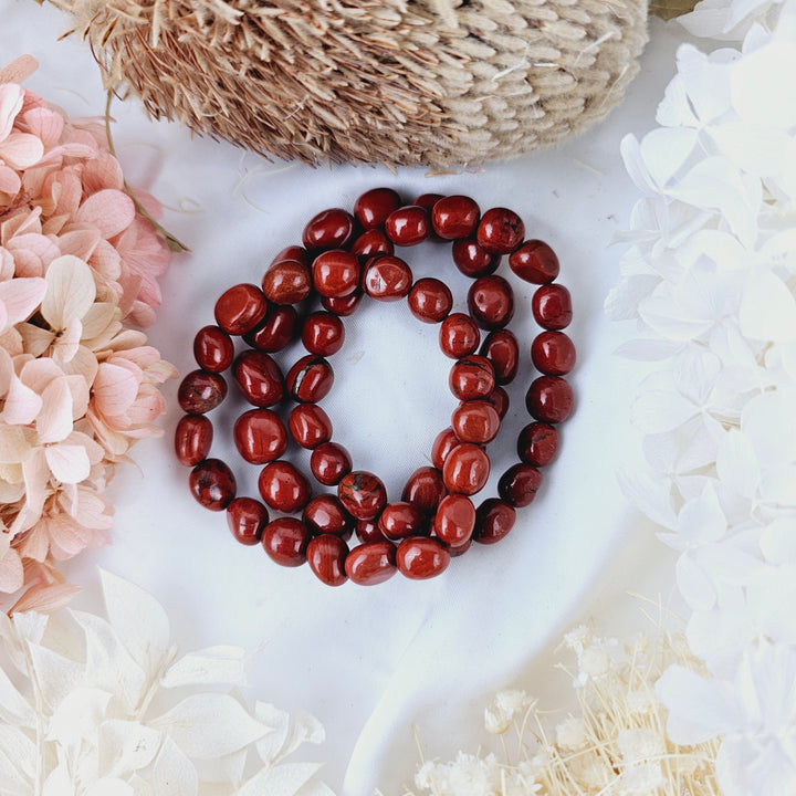 Red Jasper Bracelet - Tumbled #2