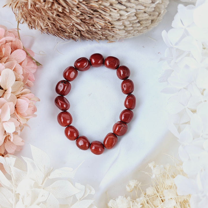 Red Jasper Bracelet - Tumbled #2