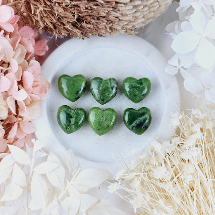 Jade (Nephrite) Heart Pendant
