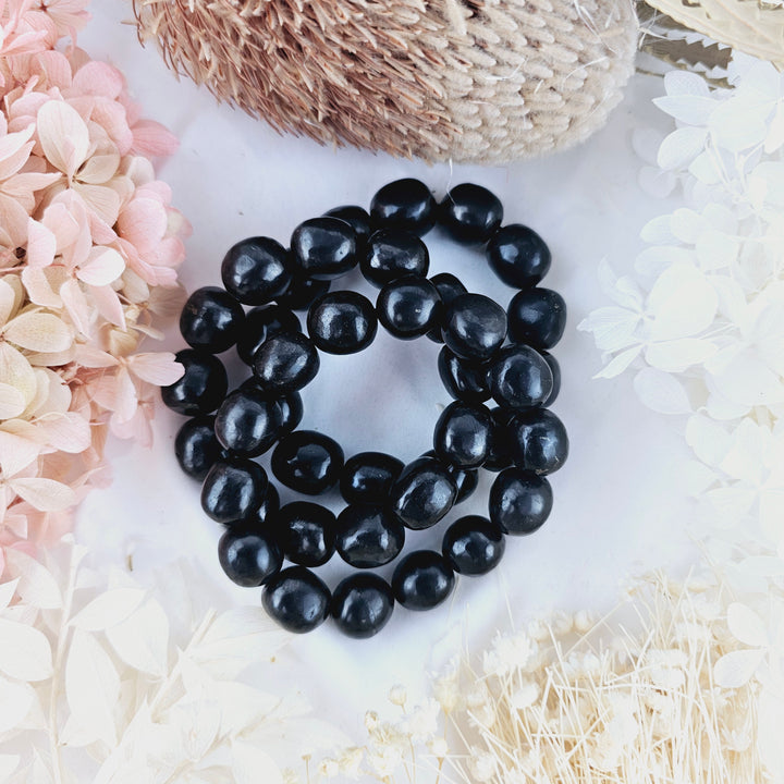 Shungite Bracelet - Tumbled #5