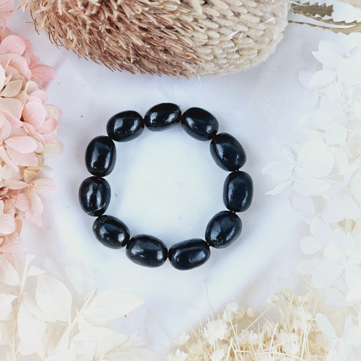 Shungite Bracelet - Tumbled #6