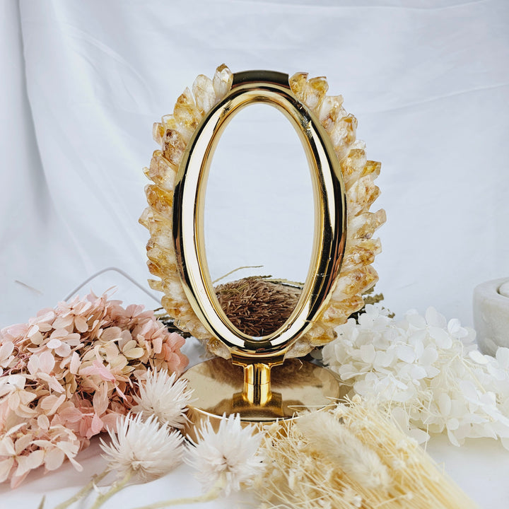 Citrine Aphrodite Lamp