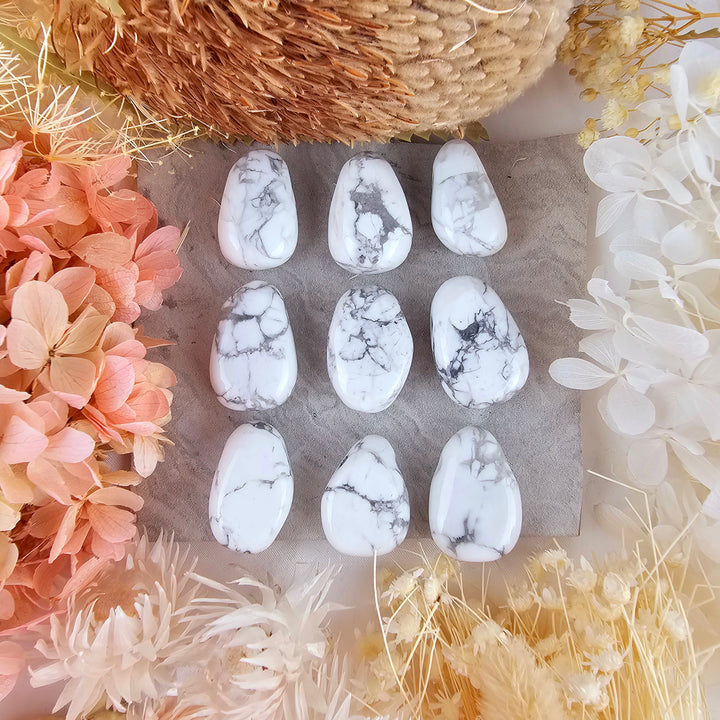 Howlite Tumbled Pendant