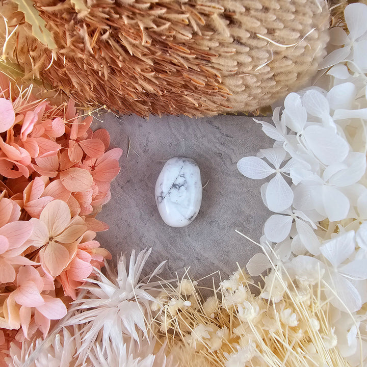 Howlite Tumbled Pendant