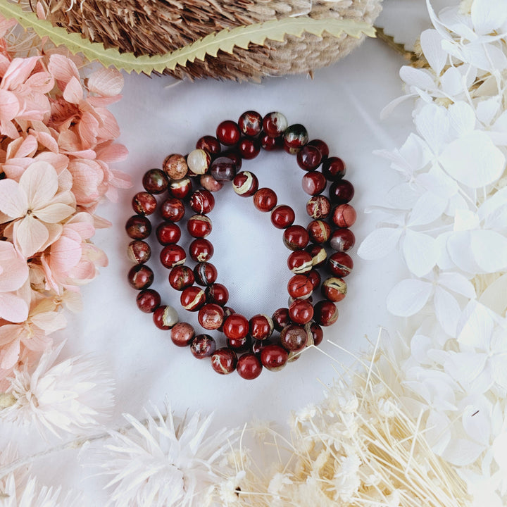 Red Jasper Bracelet - 8mm #1