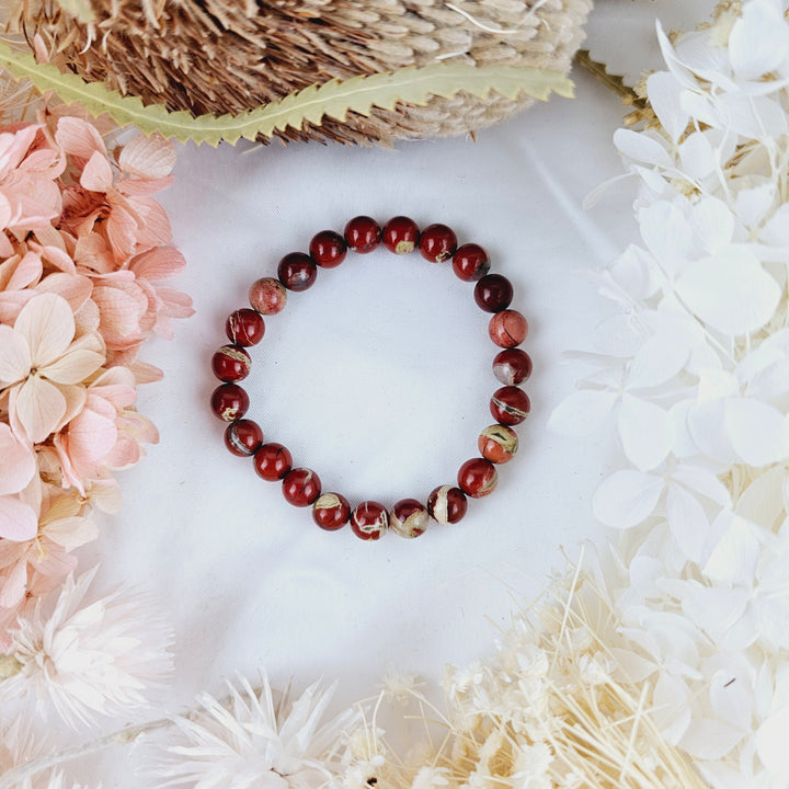 Red Jasper Bracelet - 8mm #1