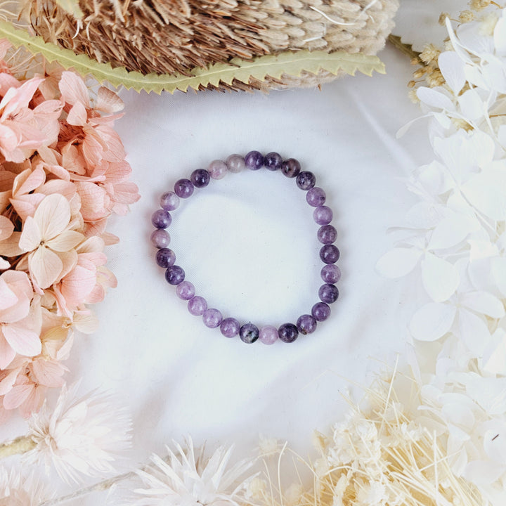 Lepidolite Bracelet - 6mm #1