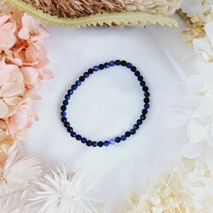 Sodalite Faceted Bracelet - 4mm