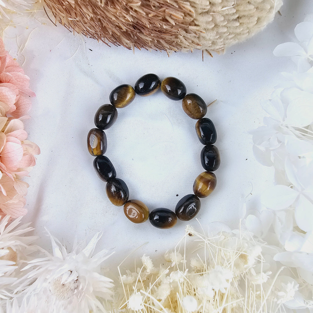 Tigers Eye Bracelet - Tumbled #2