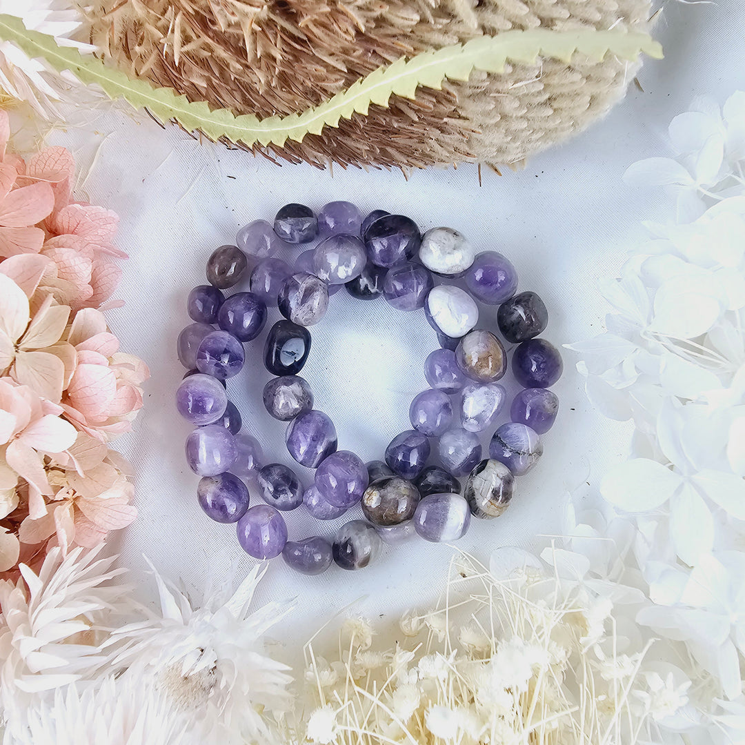 Amethyst Bracelet - Tumbled #4