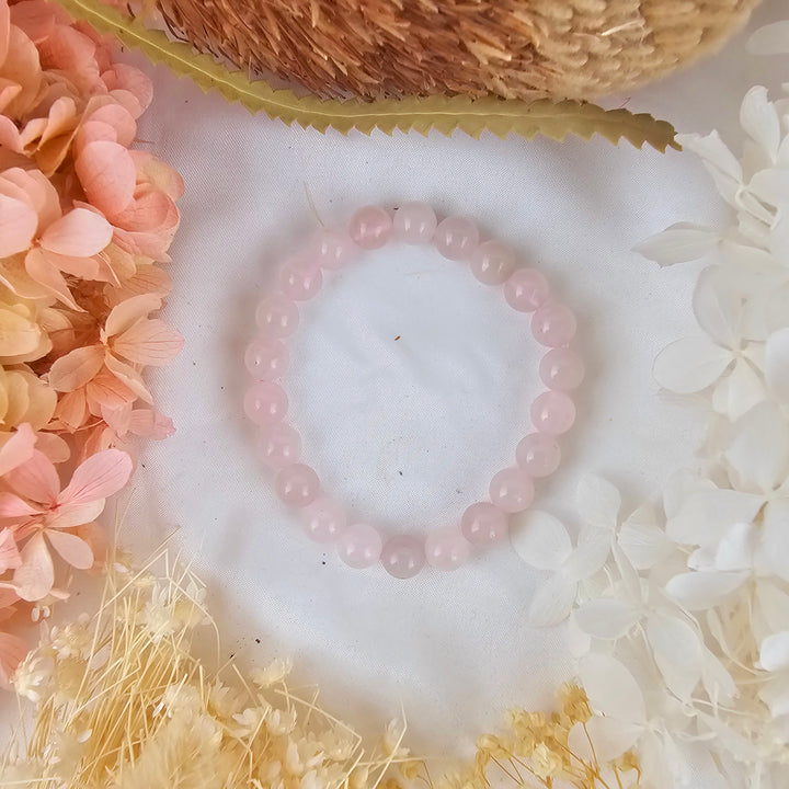 Rose Quartz Bracelet - 8mm