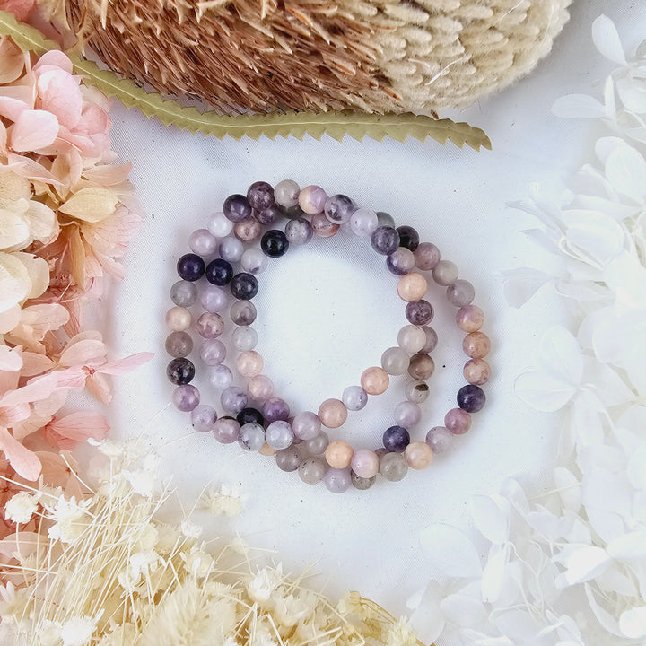 Lepidolite Bracelet - 6mm #2