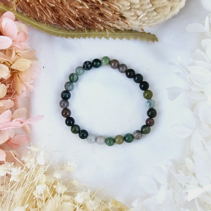 Fancy Agate Bracelet - 6mm #2