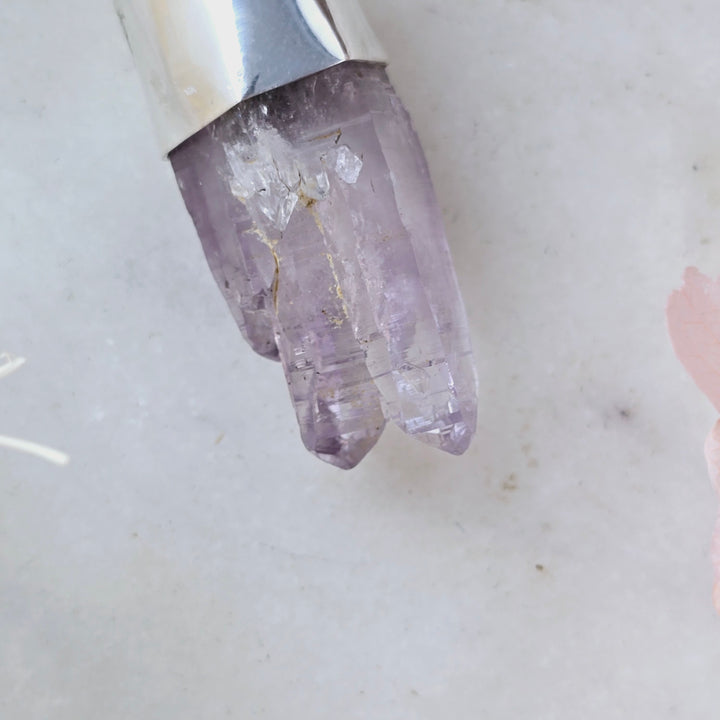 Vera Cruz Amethyst Silver Pendant