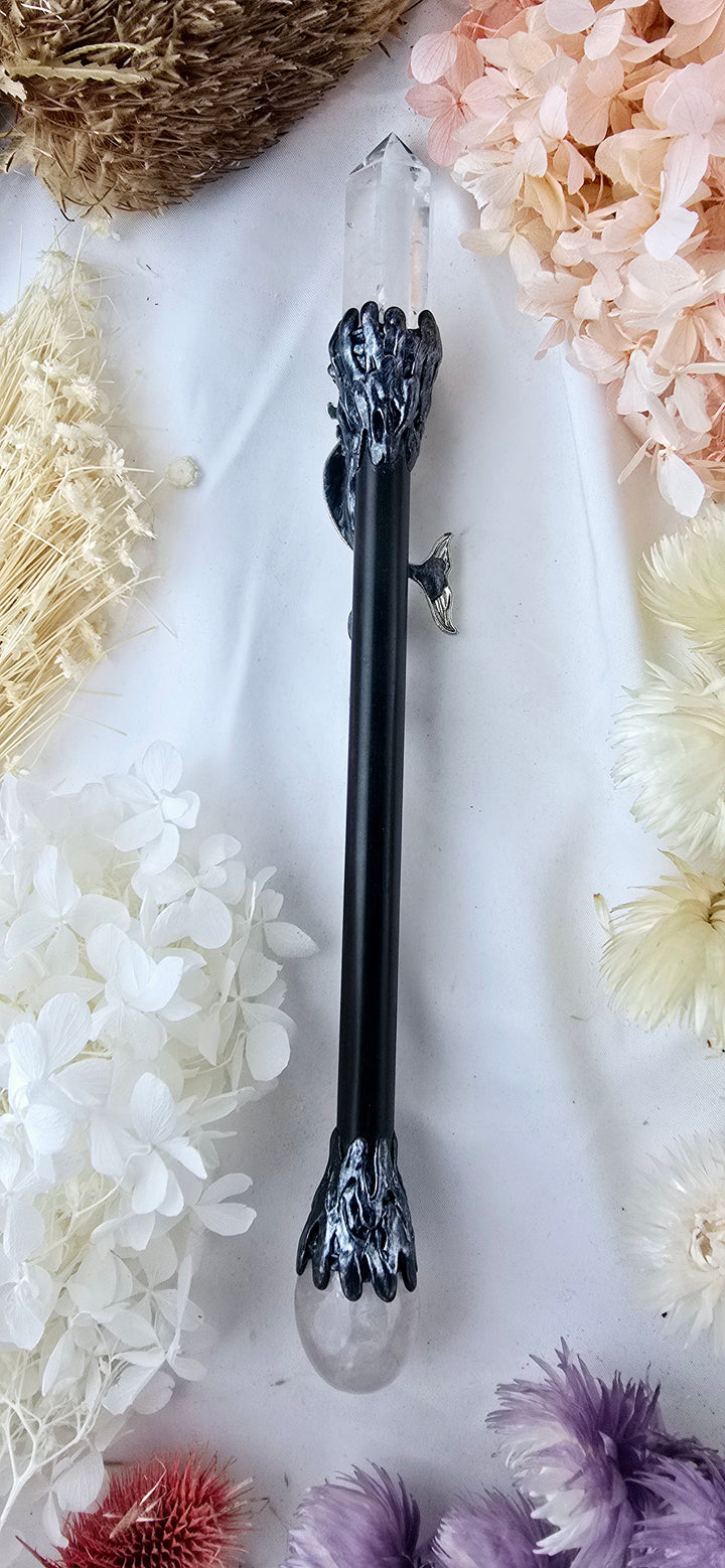 Clear Quartz Mermaid Wand