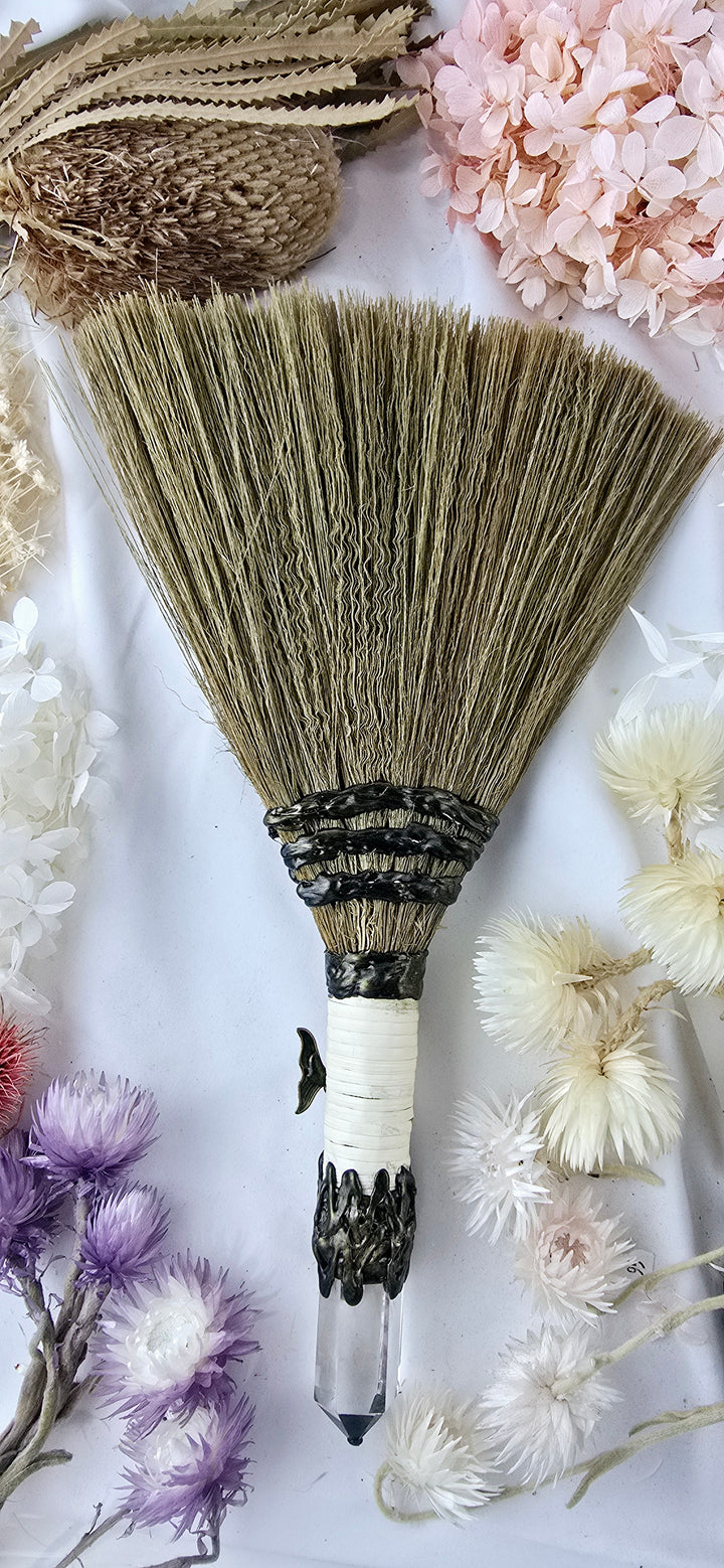 Clear Quartz Mermaid Besom