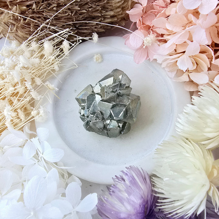 Pyrite Octohedral Cluster