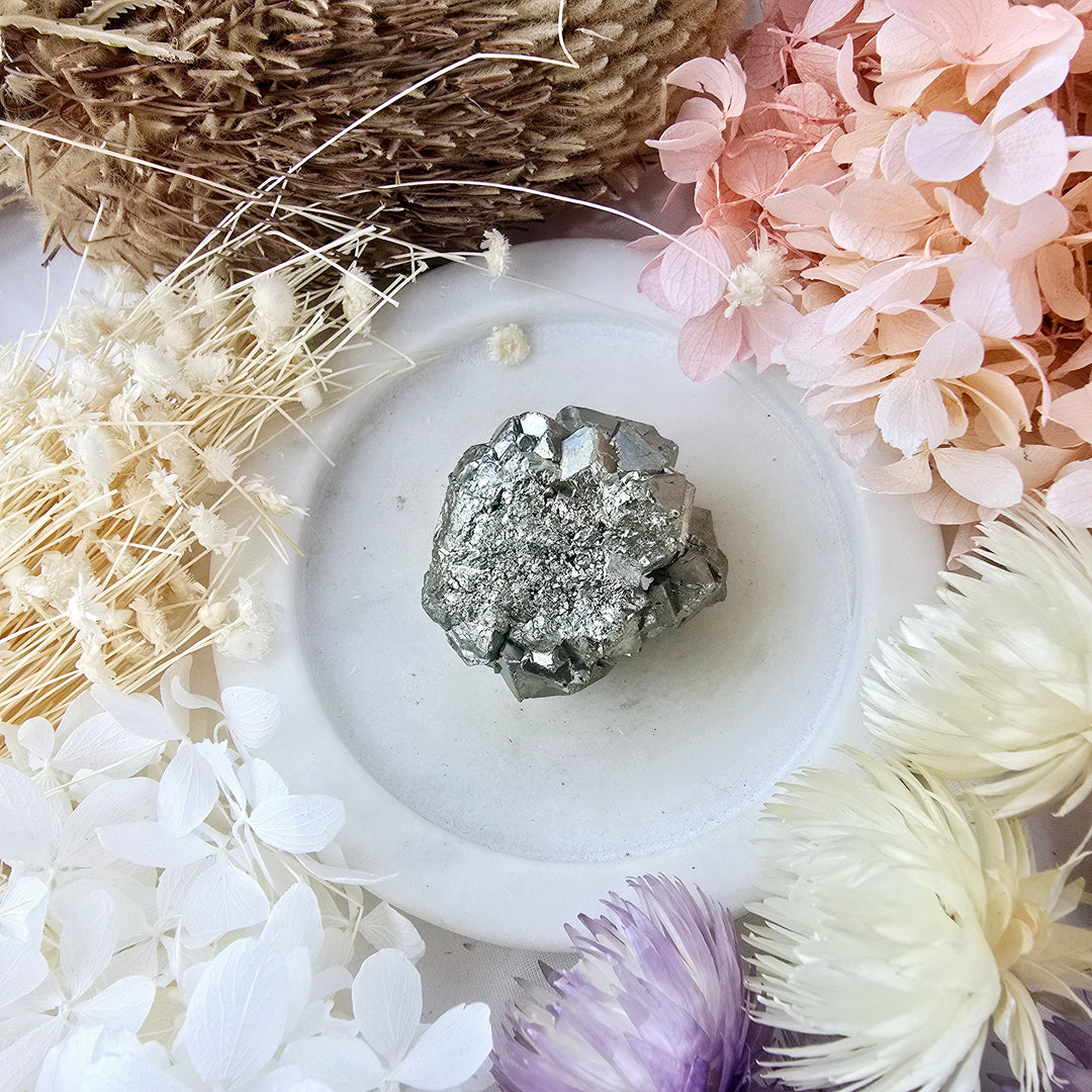 Pyrite Octohedral Cluster