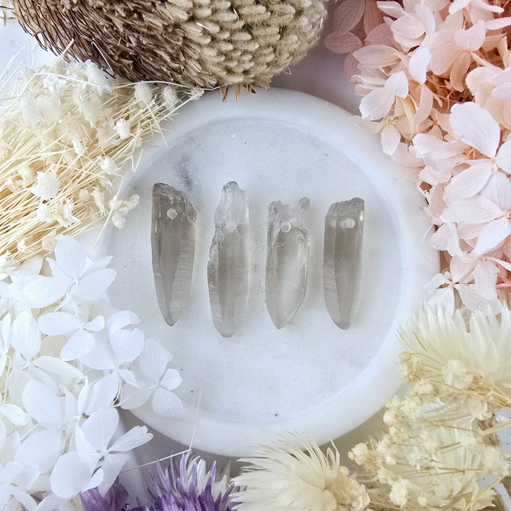 Lemurian Smoky Quartz Laser Pendant