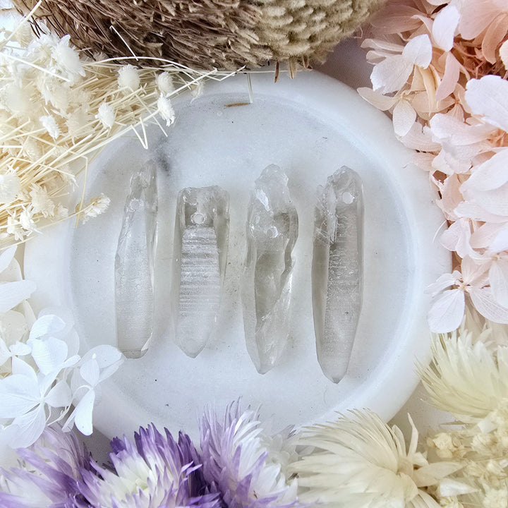 Lemurian Smoky Quartz Laser Pendant