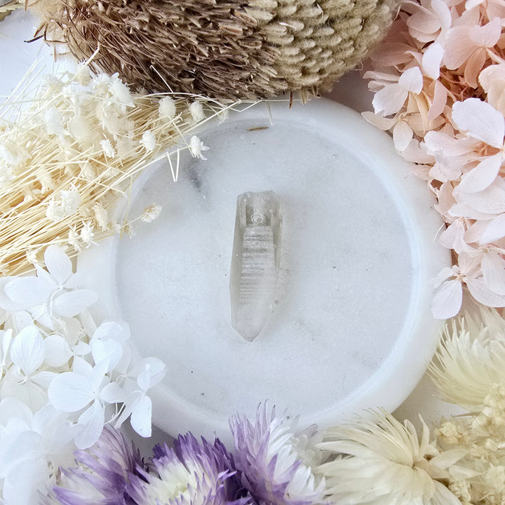 Lemurian Smoky Quartz Laser Pendant