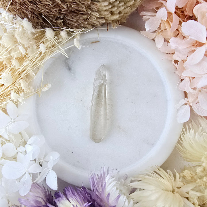 Lemurian Smoky Quartz Laser Pendant