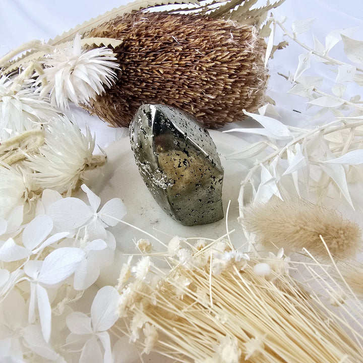 Pyrite Natural Tower