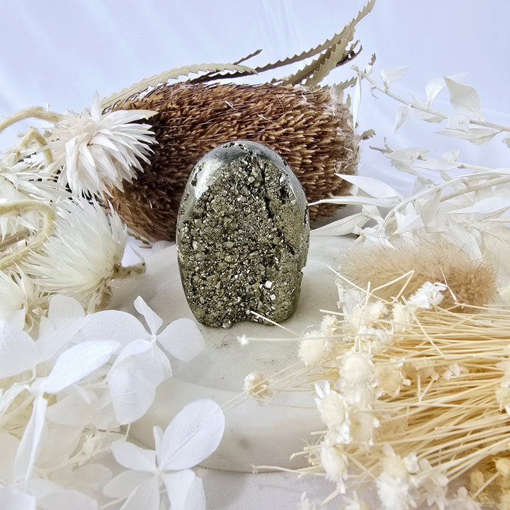 Pyrite Natural Tower