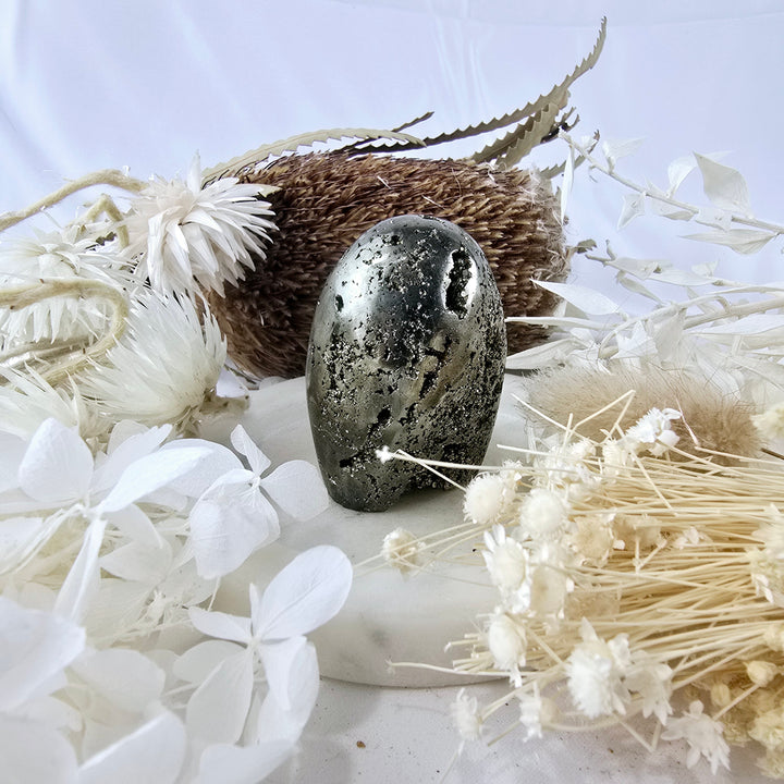 Pyrite Natural Tower