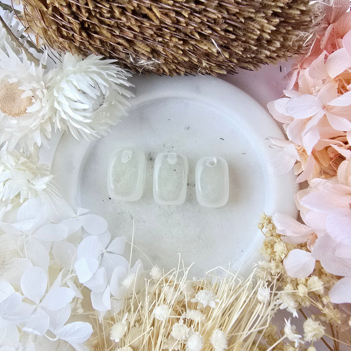White Cats Eye Pendant