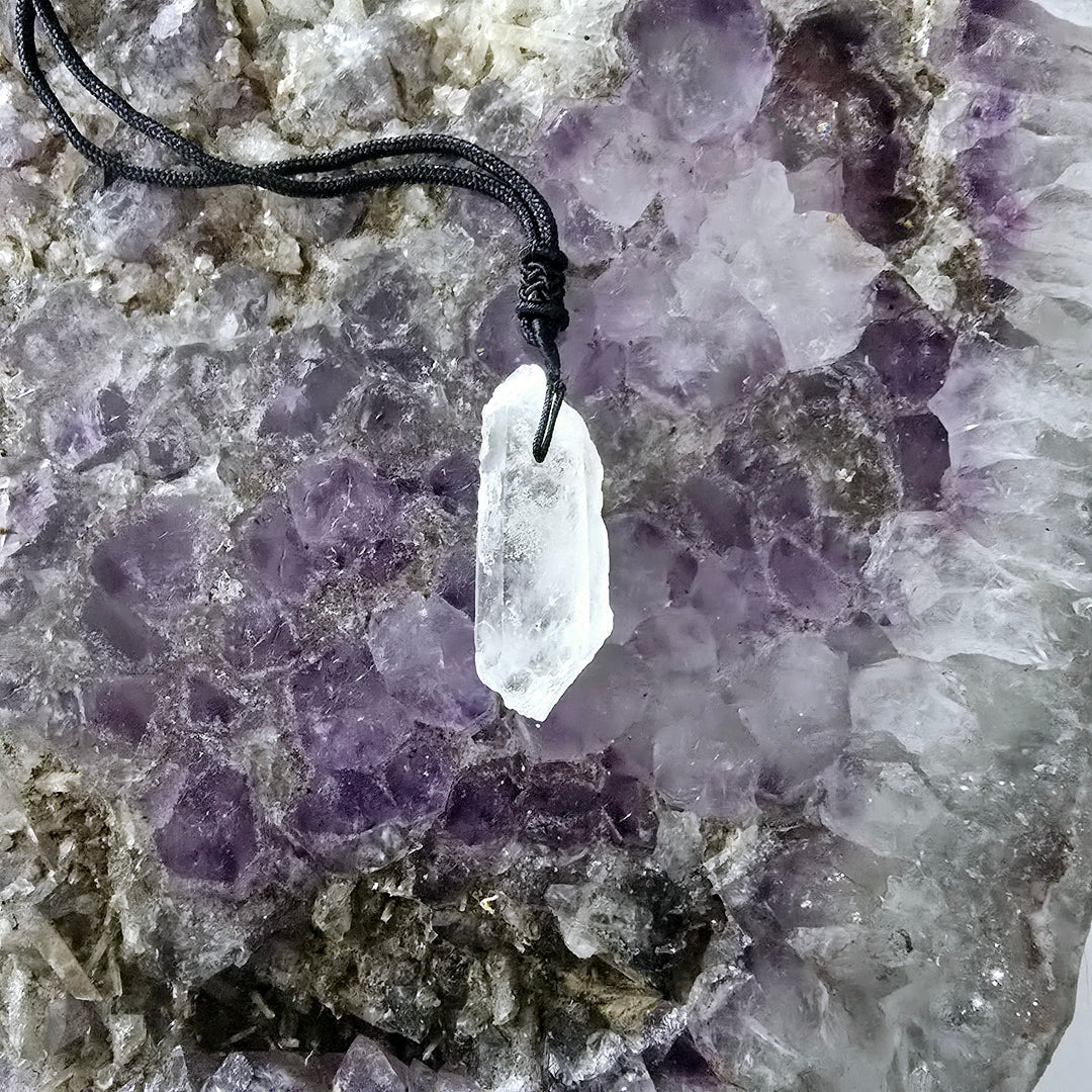 Clear Quartz Natural Pendant