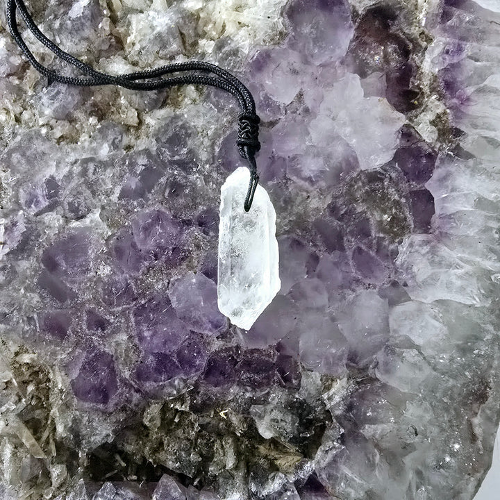 Clear Quartz Natural Pendant