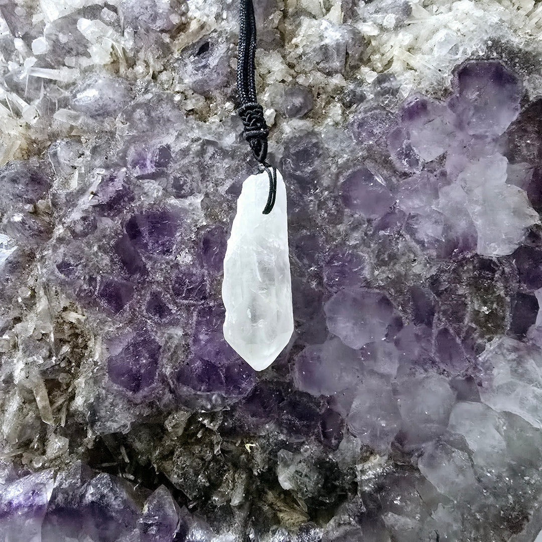 Clear Quartz Natural Pendant