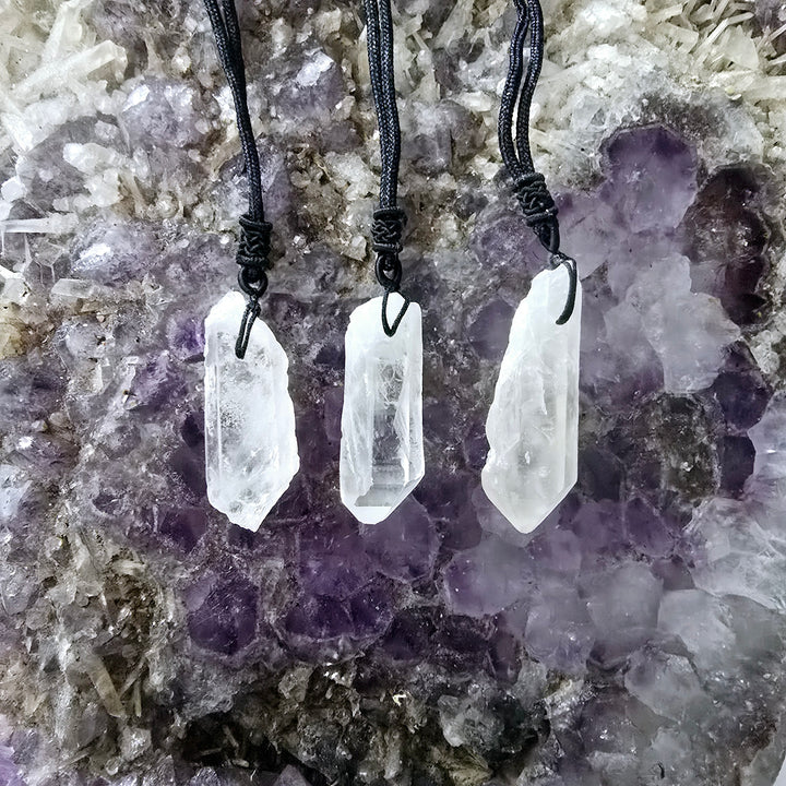 Clear Quartz Natural Pendant