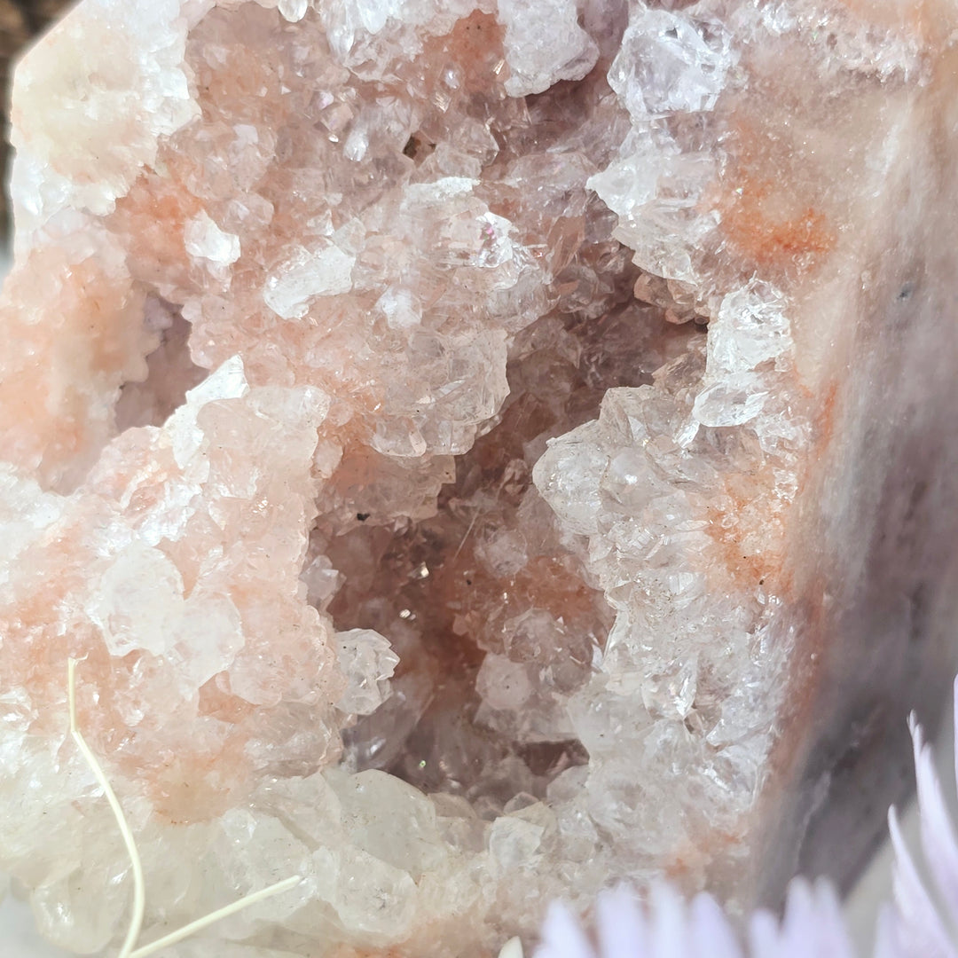 Pink Amethyst Druzy Tower