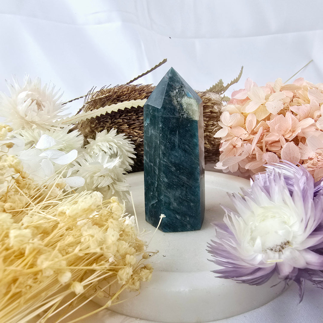 Blue Apatite Tower