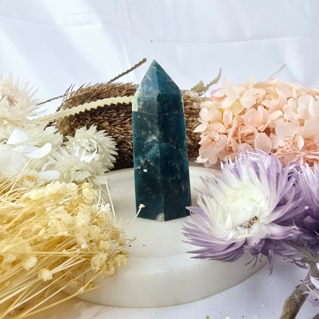 Blue Apatite Tower