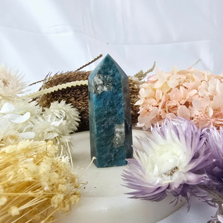 Blue Apatite Tower