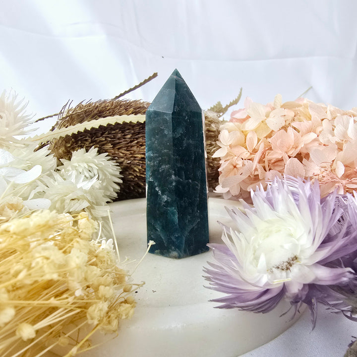 Blue Apatite Tower